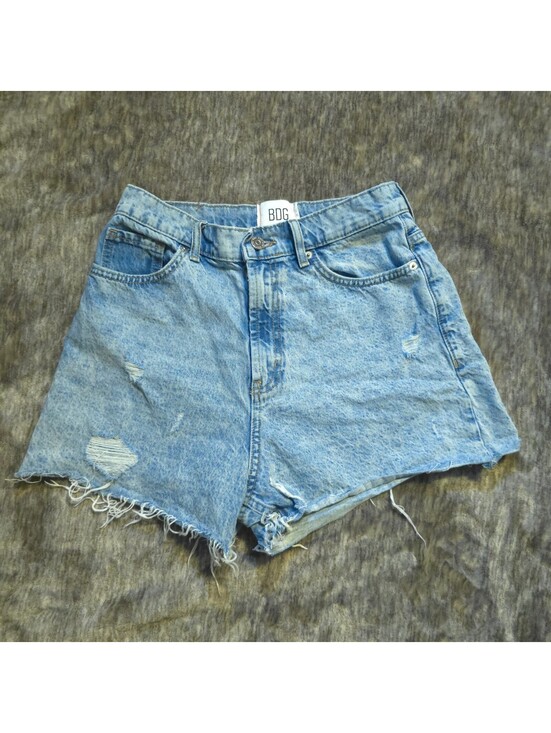 BDG Pants - BDG Light Blue Distressed Denim Shorts Size 28